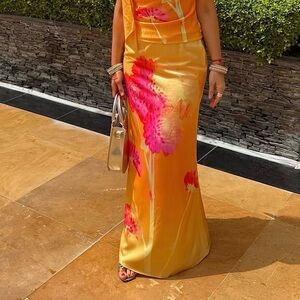 Pepper mayo maxi skirt (part of set)